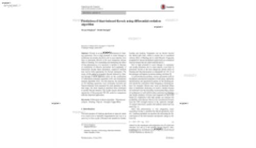 Prediction of blast‑induced flyrock using differential evolution algorithm